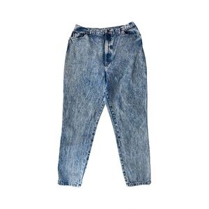 Vintage Acid Wash P.S. Gitano High-Waisted Mom Jeans - Made in USA